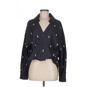 Hellessy Black Pearl Drop Adler Shirt Collared 6